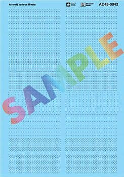 Microscale - Texture Decal Set - Various Aircraft Rivets - 460-AC480042