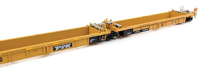 Wagon De Marchandises H0 Walthers – Thrall Rebuilt 40' Well Car – Ttx Dttx – Neuf