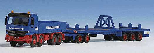 Kibri - Tractor/Trailer - Actros w/Heavy Haulage Trailer - 405-14041