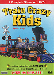 Topics Ent - Train Crazy Kids DVD - 2 Hours, 30 Minutes