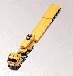 Kibri - Tractor/Trailer - MAN 3 Axle Cabover w/2 Axle Trailer - UN