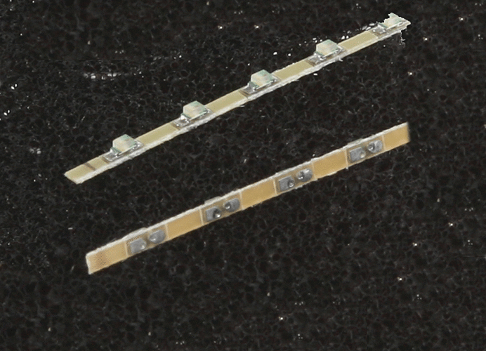 TCS Type 0603 SurfaceMount LED Mounted On Circuit Board 10Pack