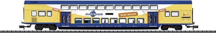 Voiture à Deux étages Metronom – Roco 6200107 – HO – Époque VI – Neuve