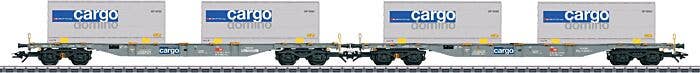 Coffret Märklin 47096 Wagons Porte-conteneurs Sgnss CFF FFS CARGO - Voie Standard