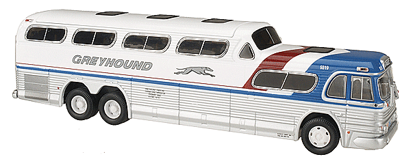 Corgi Vintage Bus Lines GM 4501 Greyhound Scenicruiser
