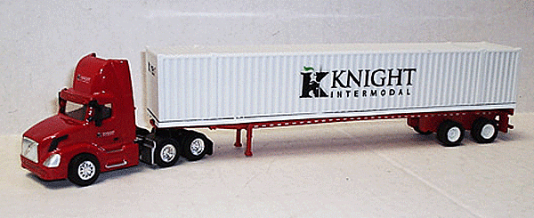 HLP - Volvo VNL 300 Day Cab Semi Tractor w/53' Container on