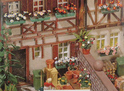 Busch - Window Box Set - Kit - 6 Window Boxes with Pink, Red, White ...