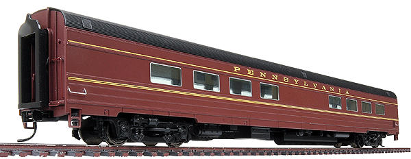 1953-68 Broadway Limited Budd 68-Seat Full Diner Job #9666-024 - Ready to Run -- Pennsylvania Railroad #4610, 4614-4622 (Tuscan, black)