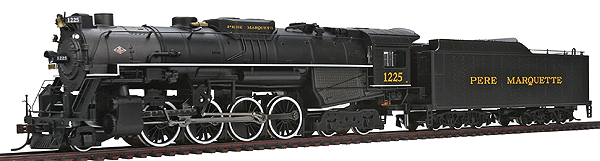 Bachmann - 2-8-4 Berkshire w/DCC - Pere Marquette #1225 - 160-50901