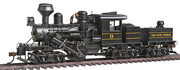 Bachmann - 3-Truck 70-Ton Climax - DCC Equipped - Spectrum(R