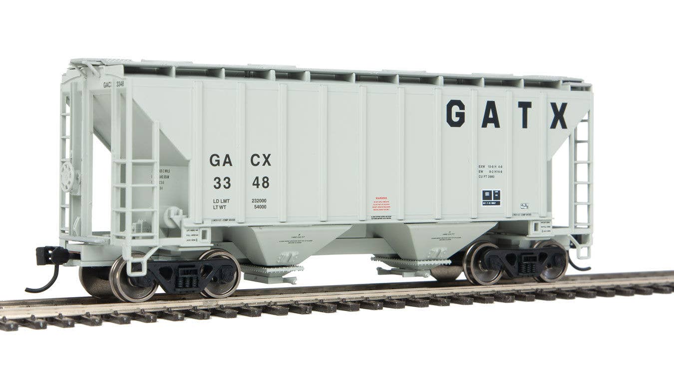 Walthers - 37' 2980 Cubic-Foot 2-Bay Covered Hopper - Ready to Run