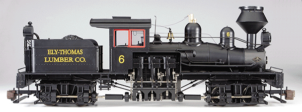 Bachmann - 38-Ton Two-Truck Shay - Standard DC - Spectrum(R) - Ely
