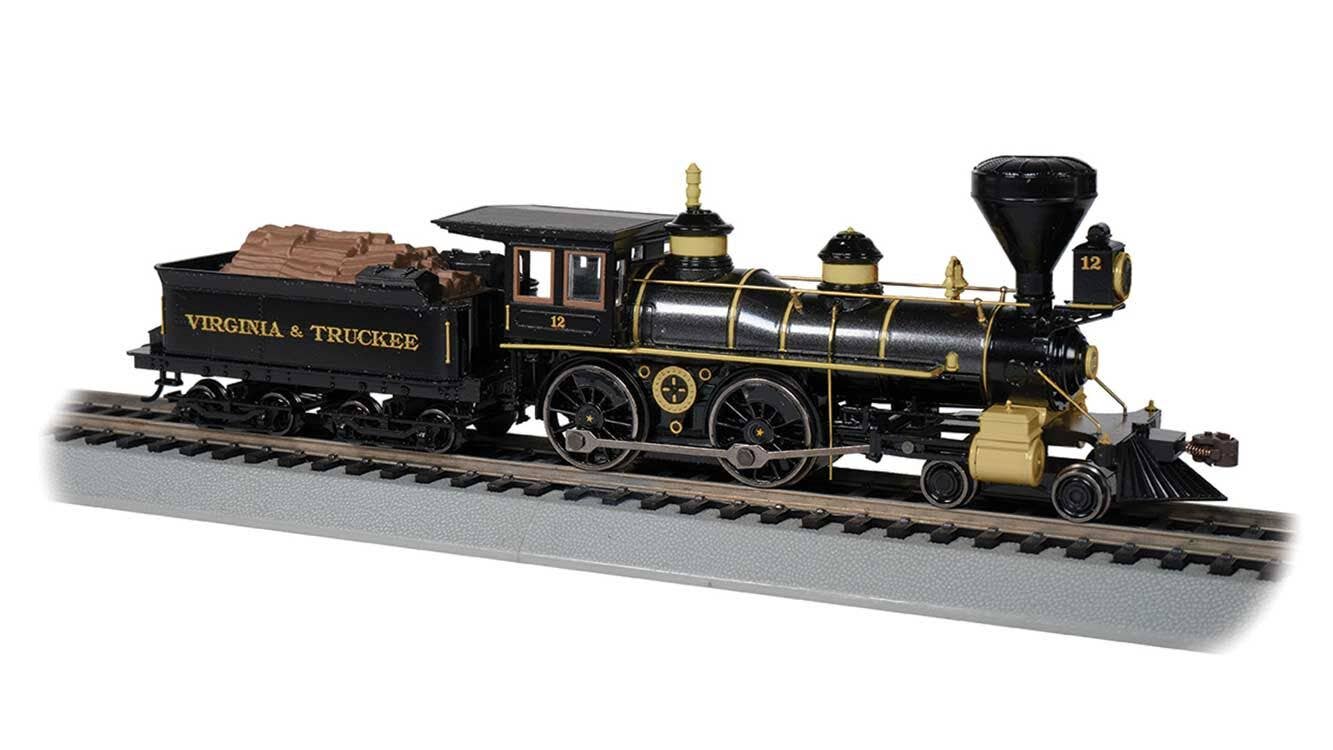 Bachmann - 4-4-0 - Sound and DCC - Virginia & Truckee (gray, black