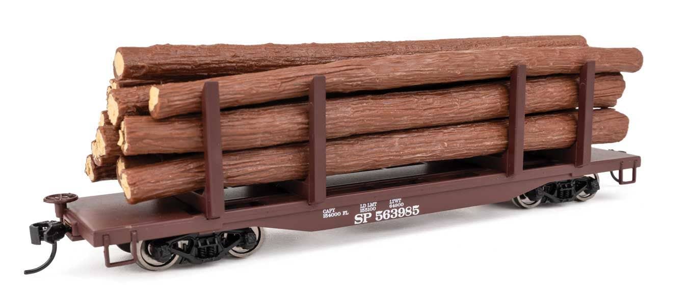 Walthers - 45' Logging Flatcar - Ready to Run - Southern