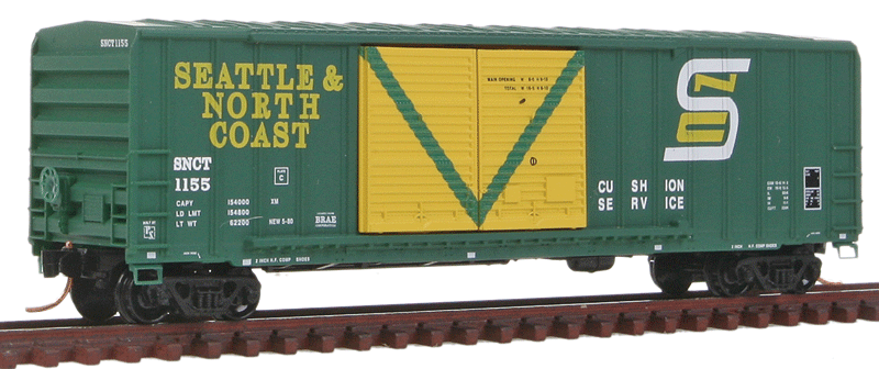 MicroTrain - 50' Rib-Side Double-Door Boxcar No Roofwalk - Ready