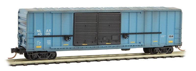 MicroTrain - 50' Rib-Side Double-Door Boxcar No Roofwalk - Ready