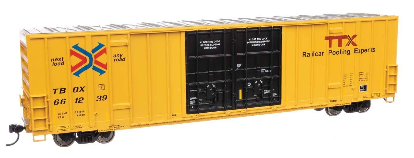 Walthers - 60' High Cube Plate F Boxcar - Ready to Run - TTX