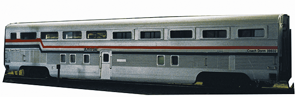 Train Stn - Budd Hi-Level Coach Dorm Kit - Undecorated - Correct