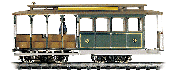 Cable Car - Standard DC -- Municipal Railway (Green)