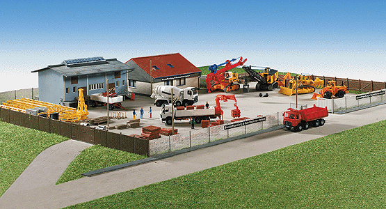 Kibri - Construction Storage Yard Scene - 405-9903