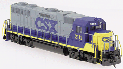 Atlas - Diesel EMD GP38 w/Low Hood - Powered, No Decoder - CSX