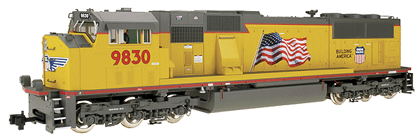 USA - Diesel EMD SD70MAC Powered - Union Pacific (yellow, gray