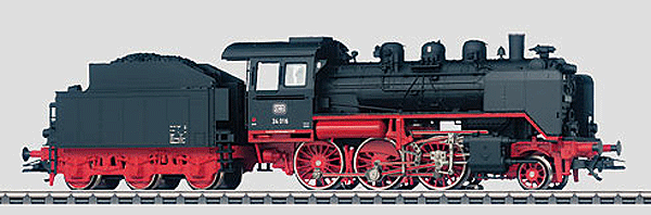 Marklin - Digital Steam Class 24 2-6-0 Loco w/Tender - German