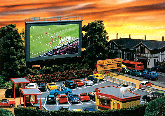 Faller - Drive-In Movie with Screen - 272-130340