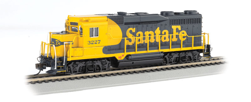 Bachmann - EMD GP30 w/DCC - Santa Fe #3227 (Warbonnet, blue
