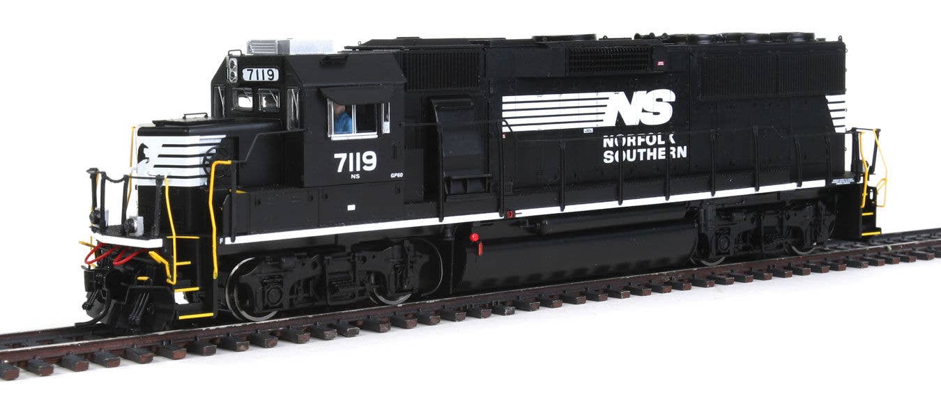 Walthers - EMD GP60 - Standard DC - Norfolk Southern #7119 (black