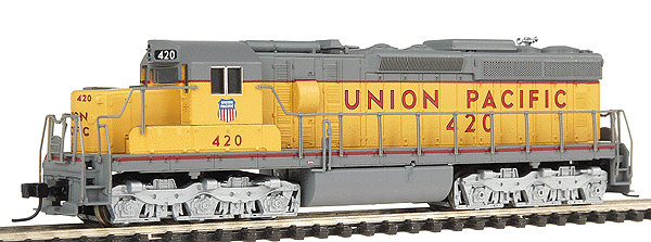 ATLAS SDー24 Union Pacific 402 7595 Atlas Sd-24 Union Pacific 402 7595 Ho Scale Locomotive Model