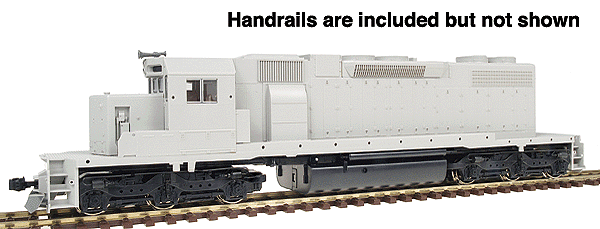 Kato - EMD SD38-2 - Standard DC - Undecorated - 381-376490