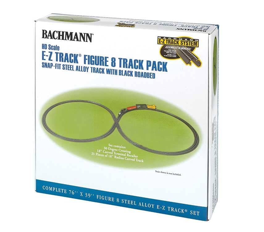 Bachmann - Figure-8 Track Pack - E-Z Track(R) - With Steel Rail