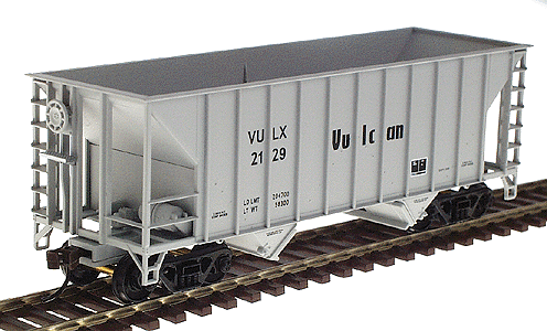Walthers - Greenville 100-Ton 2-Bay Hopper (Ready to Run) - Vulcan