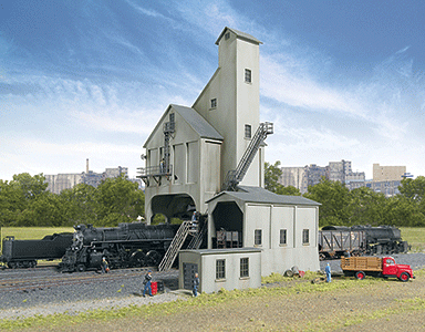 Walthers - Modern Coaling Tower - Kit - 5 x 5-1/4 x 7-1/4