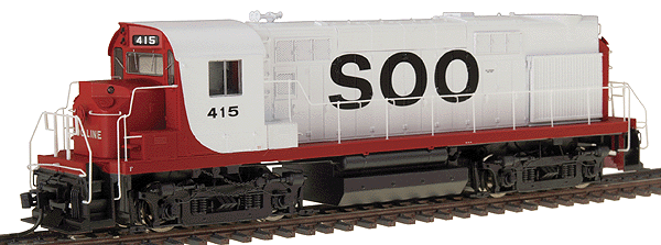 PROTO 2000 Diesel Alco RS-27 - Powered w/Sound & DCC -- Soo Line #415