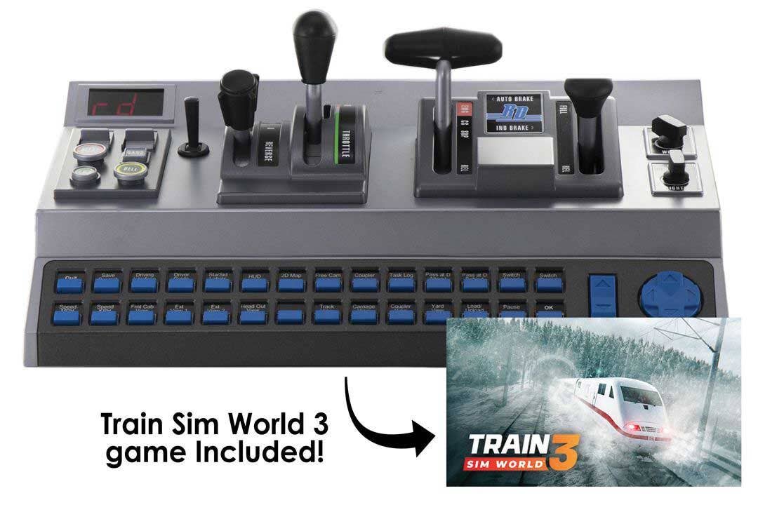 PI Eng - RailDriver Desktop Cab Controller with Train Sim World 3