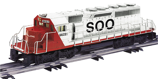 Lionel - SD40-2 Diesel Locomotive - SOO - 434-628523