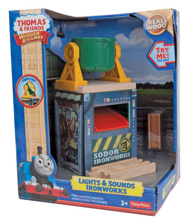 Fisher-Pri - Sodor Ironworks w/Light & Sound - Thomas & Friends(TM