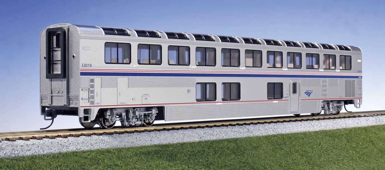 Kato - Superliner I Lounge, Lighted - Ready to Run - Amtrak 33024