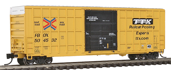 ExactRail - Trinity 50' Hy-Cube Plug-Door Boxcar - Ready to Run