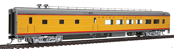 Union Pacific(R) City Streamliner Cars Ready to Run -- ACF 48-Seat Diner Lot #3032, #4800-4816 (Armour Yellow, gray, silver, red)