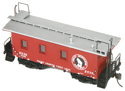 AMD - Wood Caboose - Kit (Laser-Cut Wood) - Great Northern