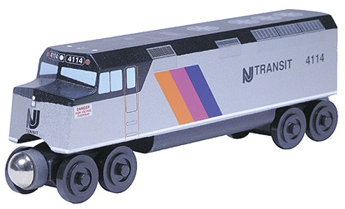 Whittle - Wooden Toy Train: F-40PH Diesel Engine - New Jersey