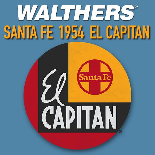 Santa Fe 1954 El Capitan in HO Scale from WalthersProto