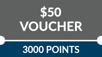 $20 Voucher: redeem with 1500 points