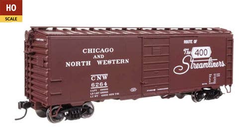 Wisconsin & Southern Blue and White 50' Boxcar in HO Scale
