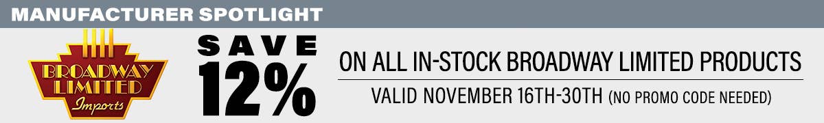 Manufacturer Spotlight Broadway Limited