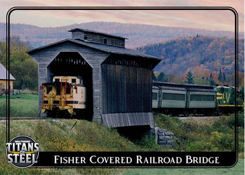 Titans of Steel Landmark - Fisher Covered Railroad Bridge